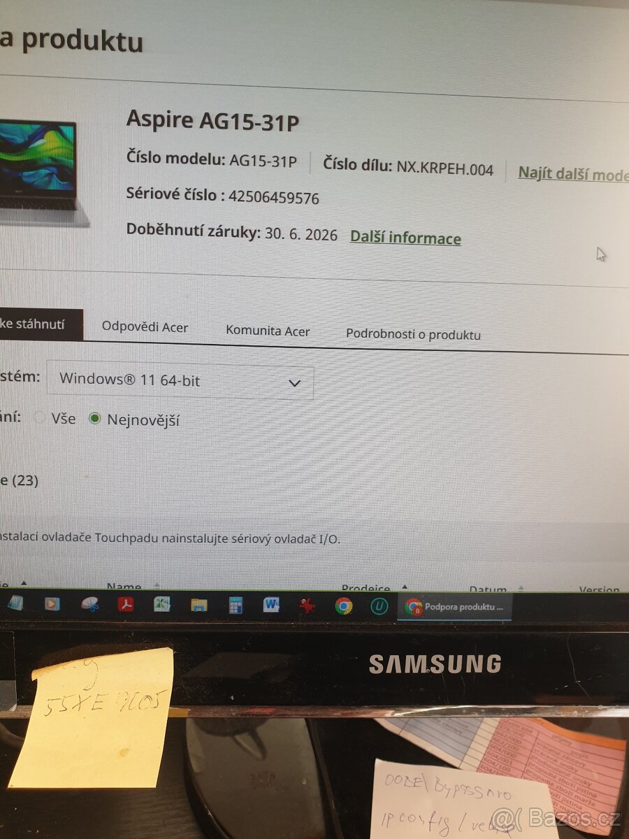notebook Acer Go 15, AG15-31P-30JZ - 3