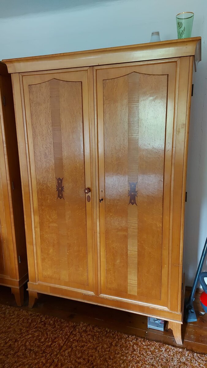 Retro nábytek - ložnice 50 léta - švédská bříza - 3