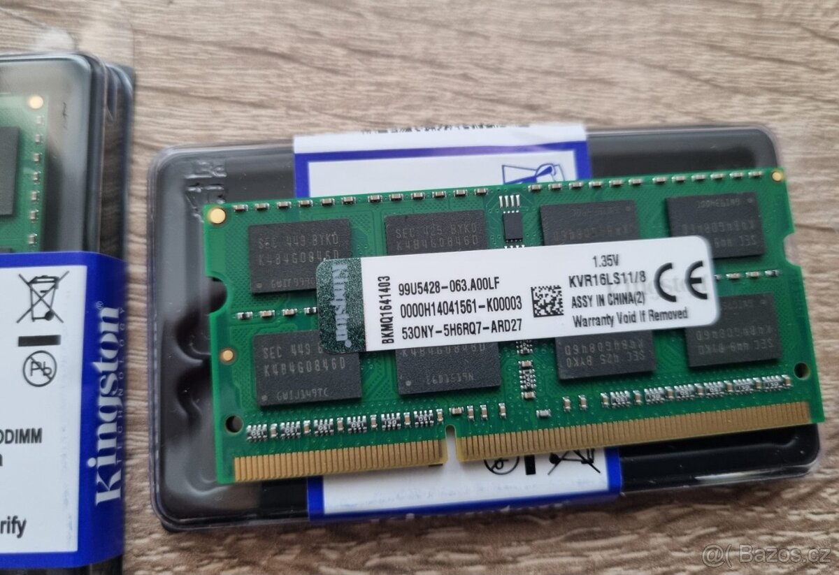 8GB DDR3L RAM SAMSUNG - nová - 12800s - 3