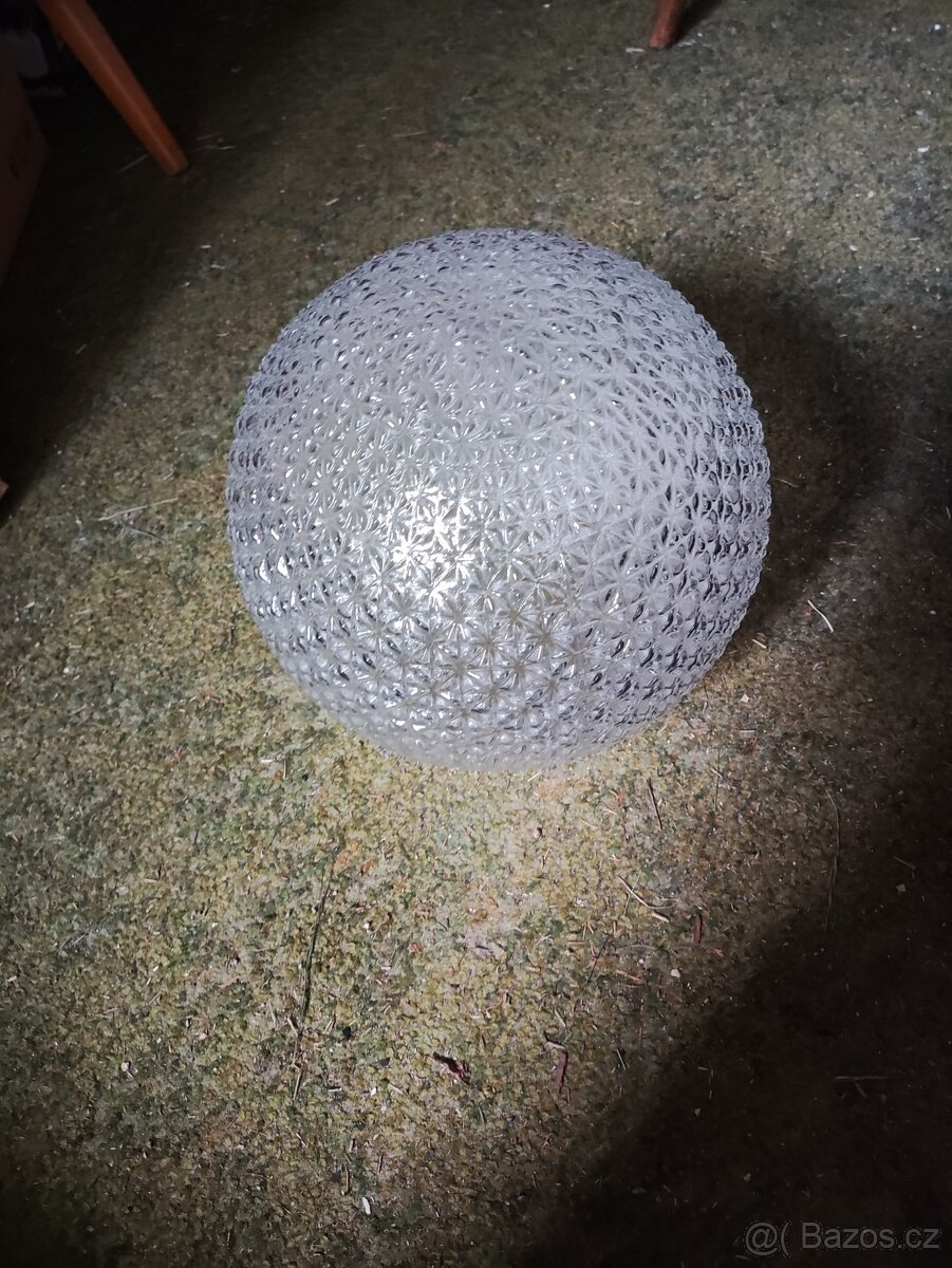 Retro skleněné stropní svítidlo ve tvaru koule - 3