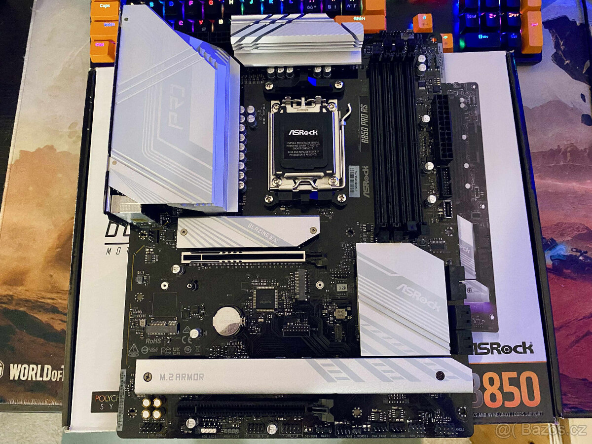 Prodám zákl. desku ASRock B850 PRO RS (AM5) - 3