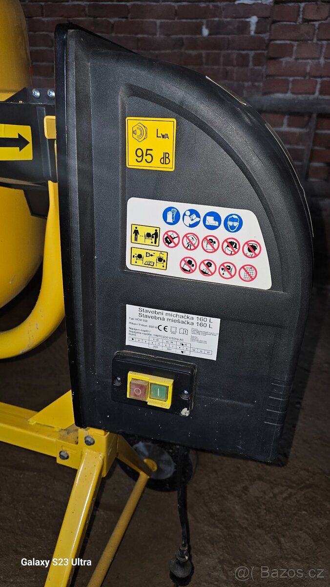 Stavební míchačka 160l - 3