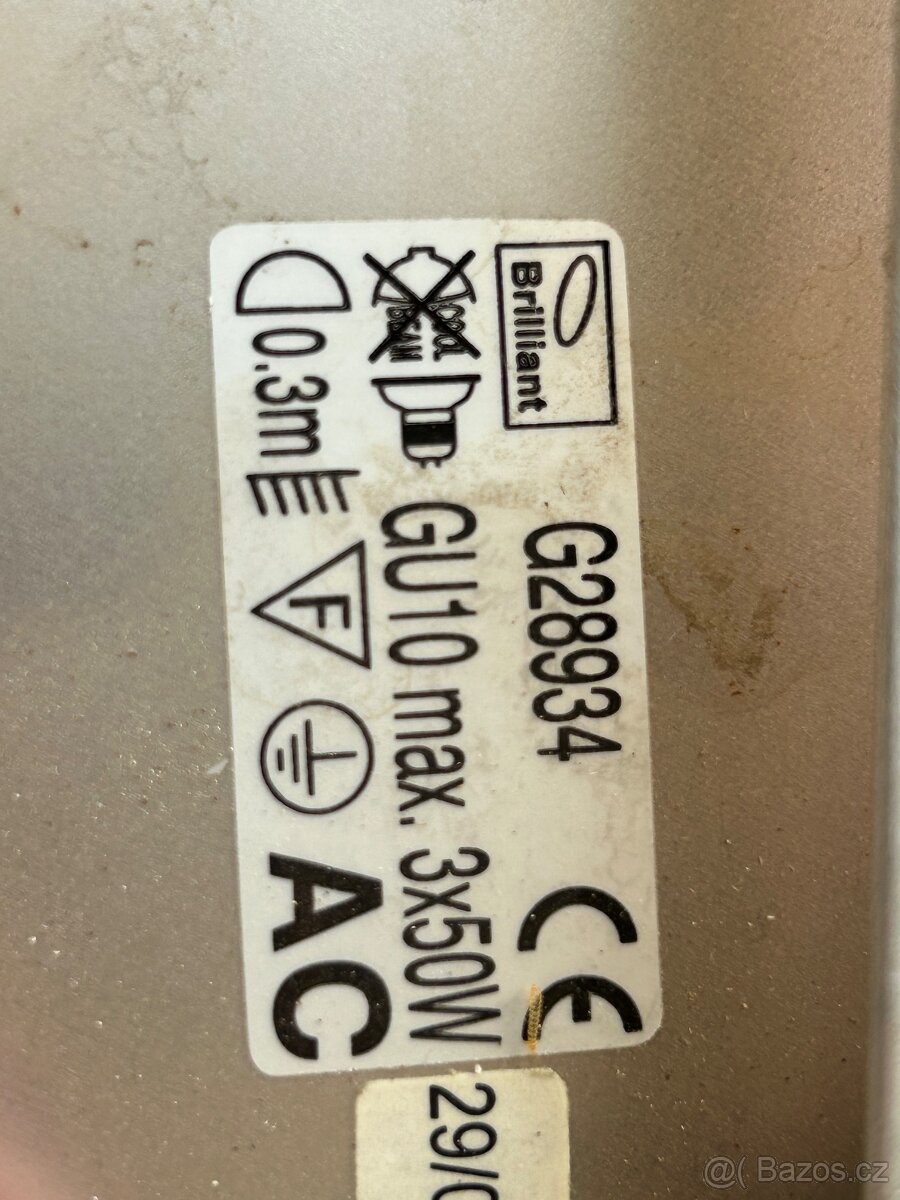 Stropní svítidla 3 ks GU10 - 3