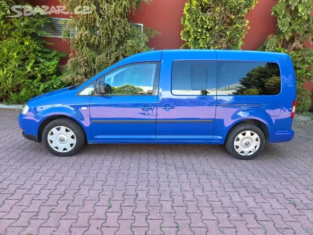 Caddy Maxi 1.9TDI 77kW,7míst,webasto,taž,bez koroze,serviska - 3