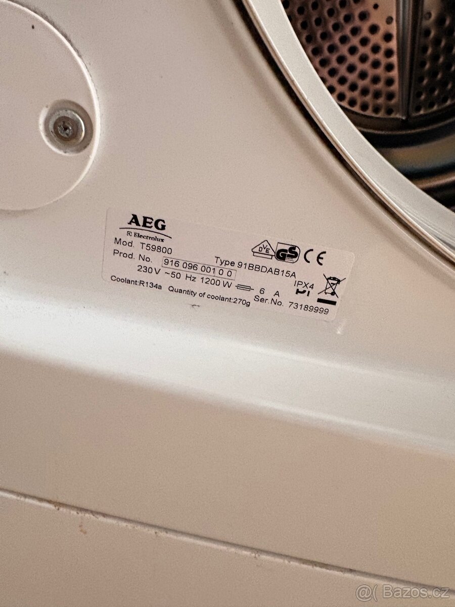 Sušička prádla AEG Lavatherm 59800 - 3