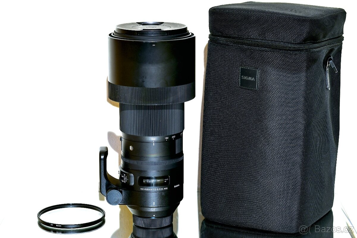 Nikon Sigma 150-600mm DG OS + UV + neopren TOP STAV - 3