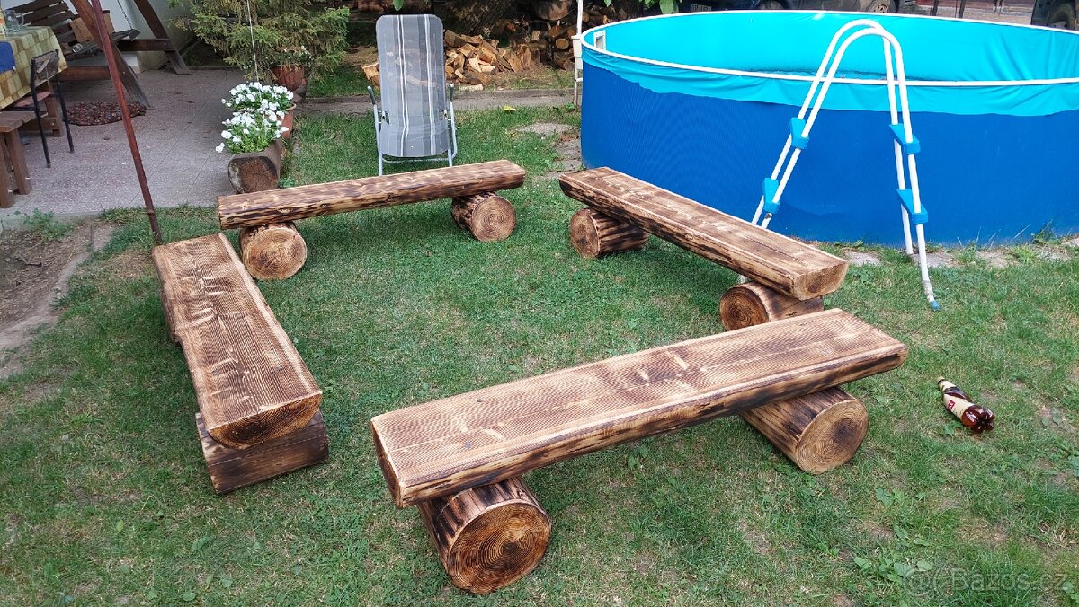 Lavice k ohništi - 3