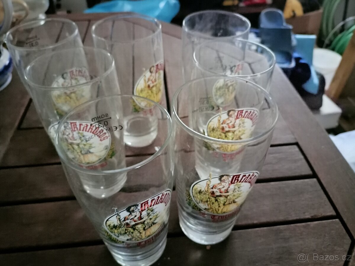 Pivní sklenice a na džbán - 3