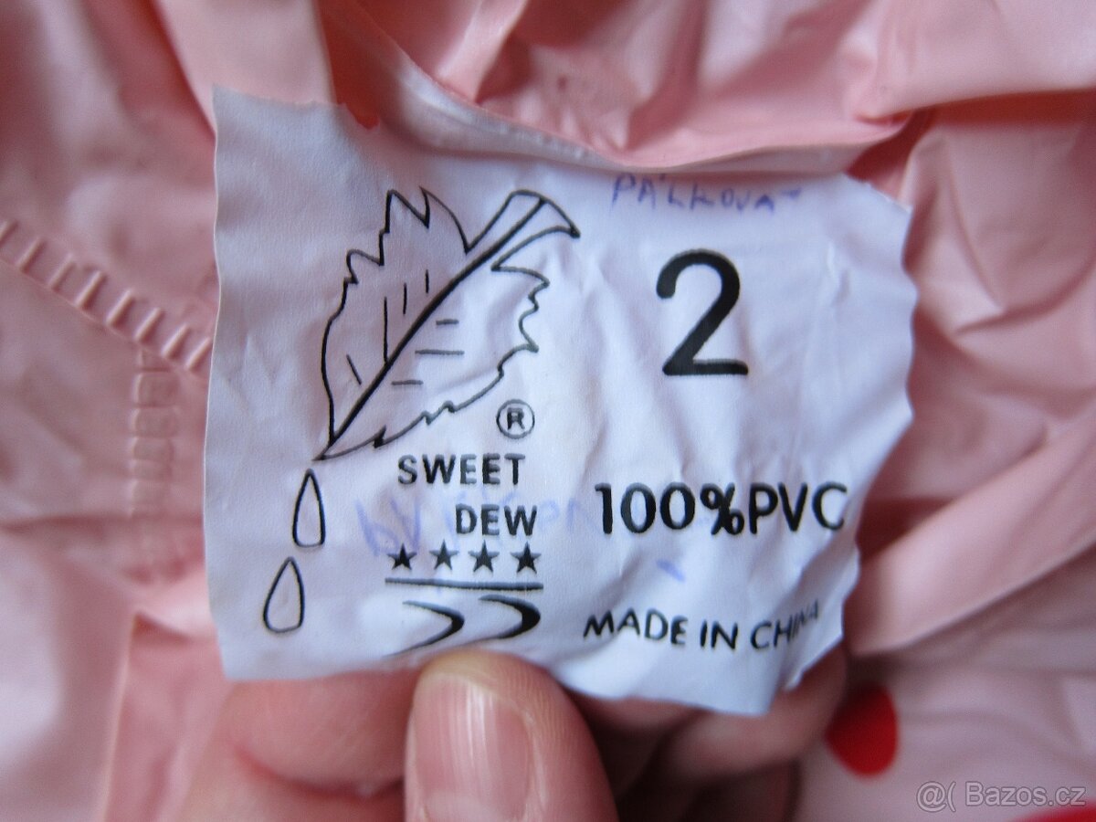 Dětská dívčí pláštěnka 3-6 let - 3