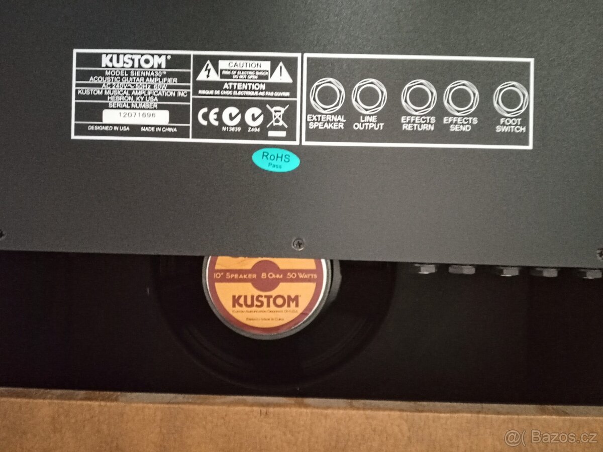 Akustické kombo Kustom Sienna 30 - 3