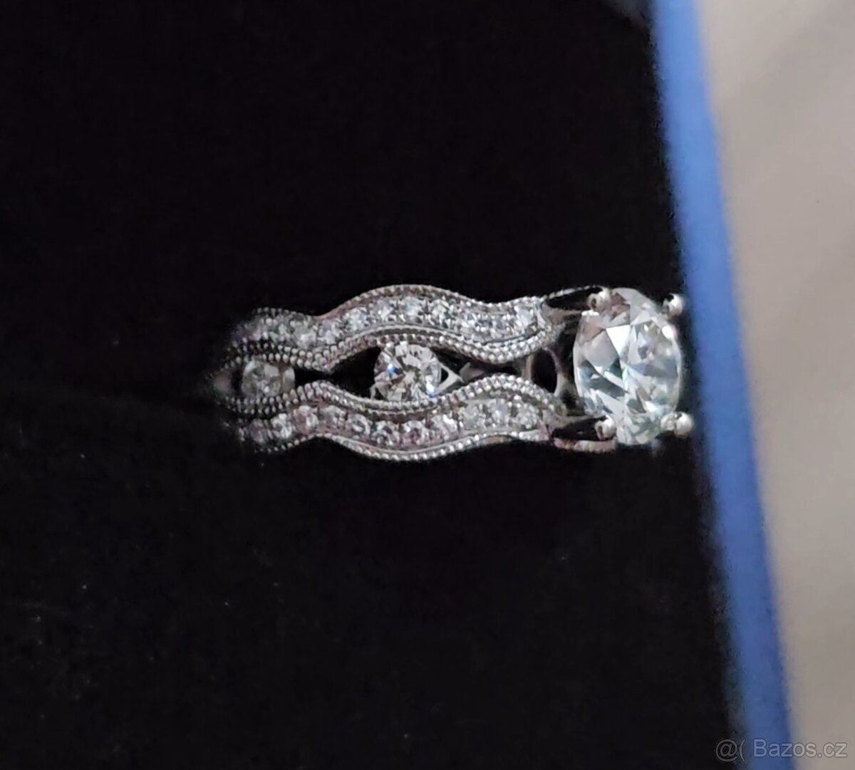 DIAMANTOVÝ PRSTEN 1.77ct. IGI TOP CRNA - 3