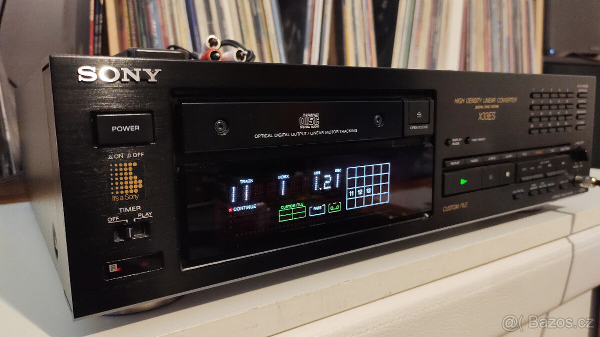 SONY CDP-X33ES Stereo CD Player + Příslušenství - 3