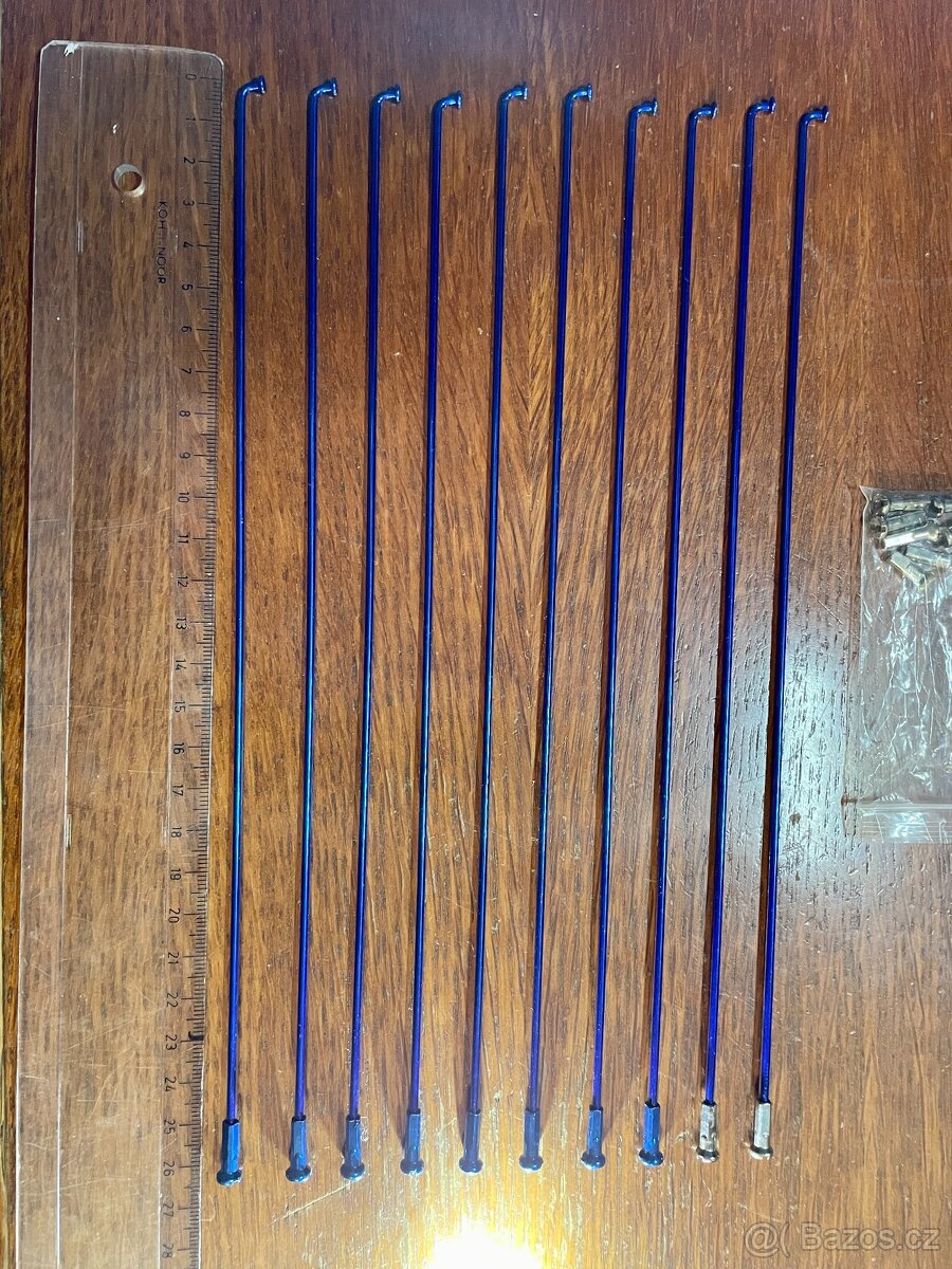 Výplet do kola 26" modrý - 3