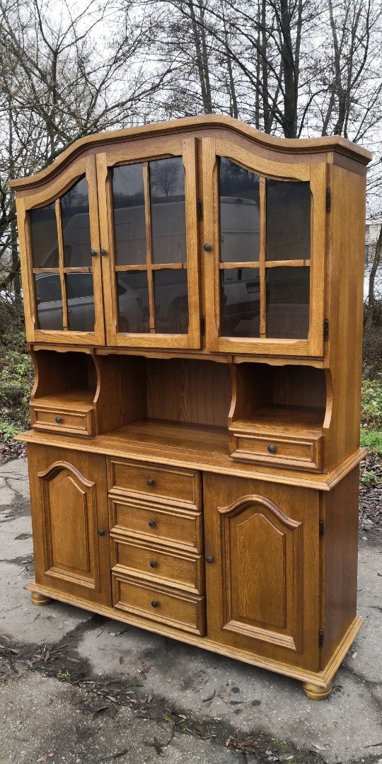 Rustikální masivní příborník - 3