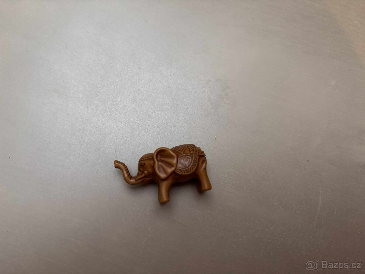 sošky zvířátek - sloni, labuť, kočka (různé materiály) - 3