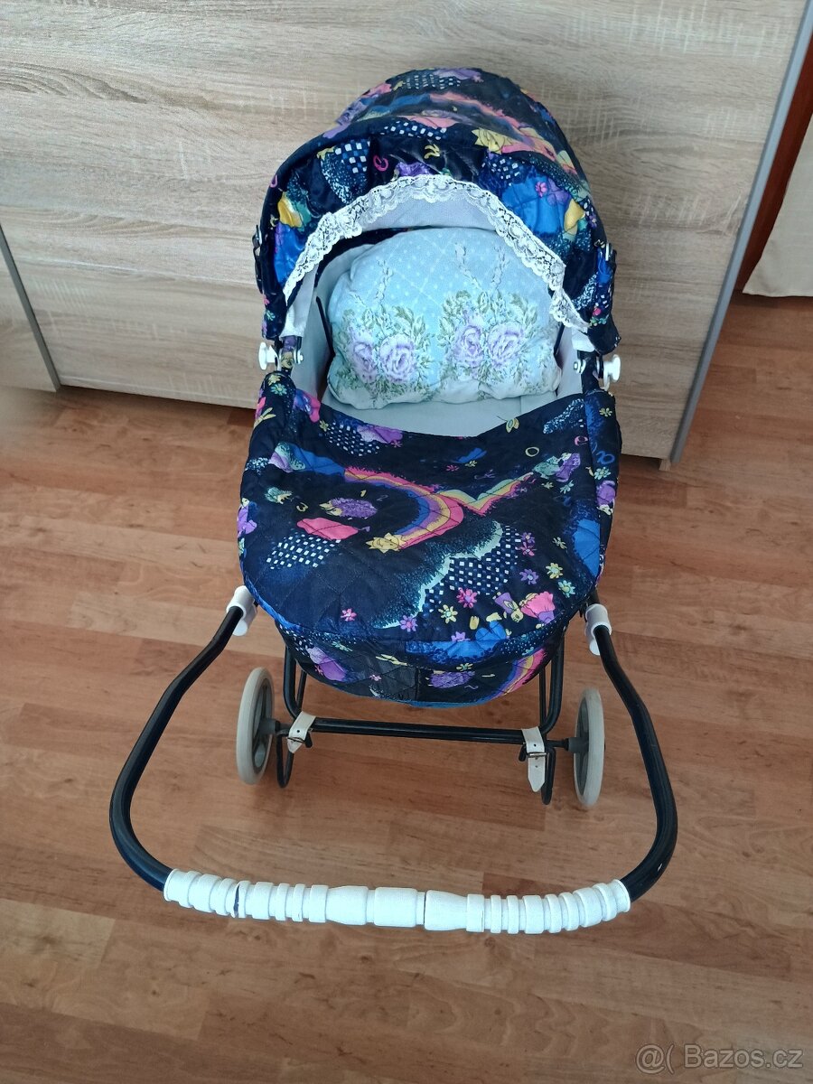Retro kočárek pro panenky. - 3