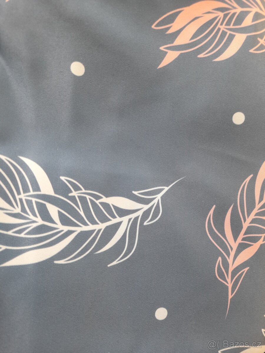 Povlečení Sablio barevná peříčka z česaného saténu - 3