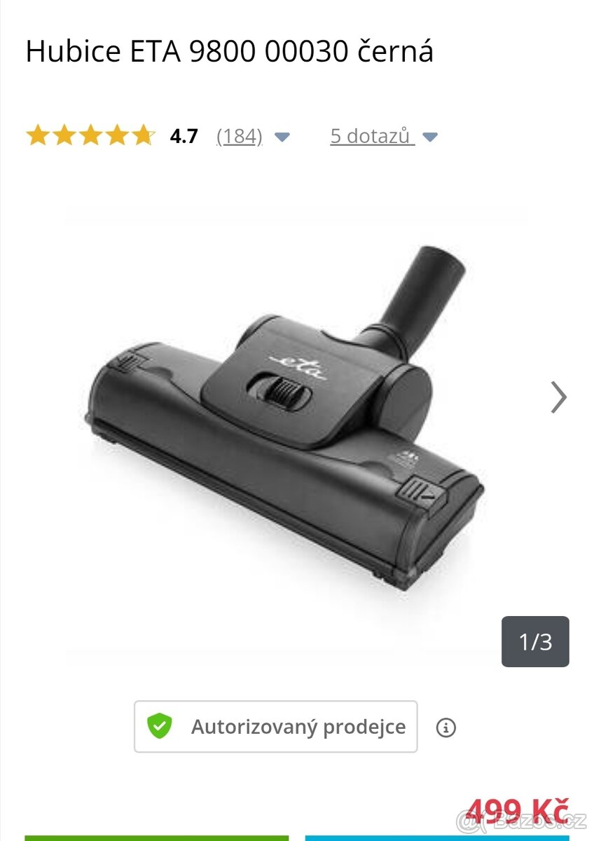 2x nová hubice k vysavači Eta - 3