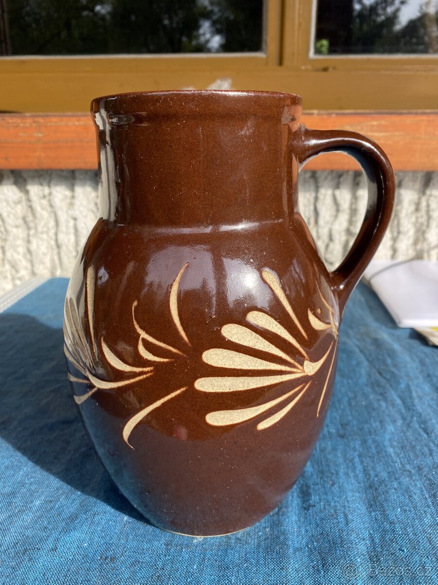 Keramický džbán - KERAMO KOSTELEC 1952 - 3