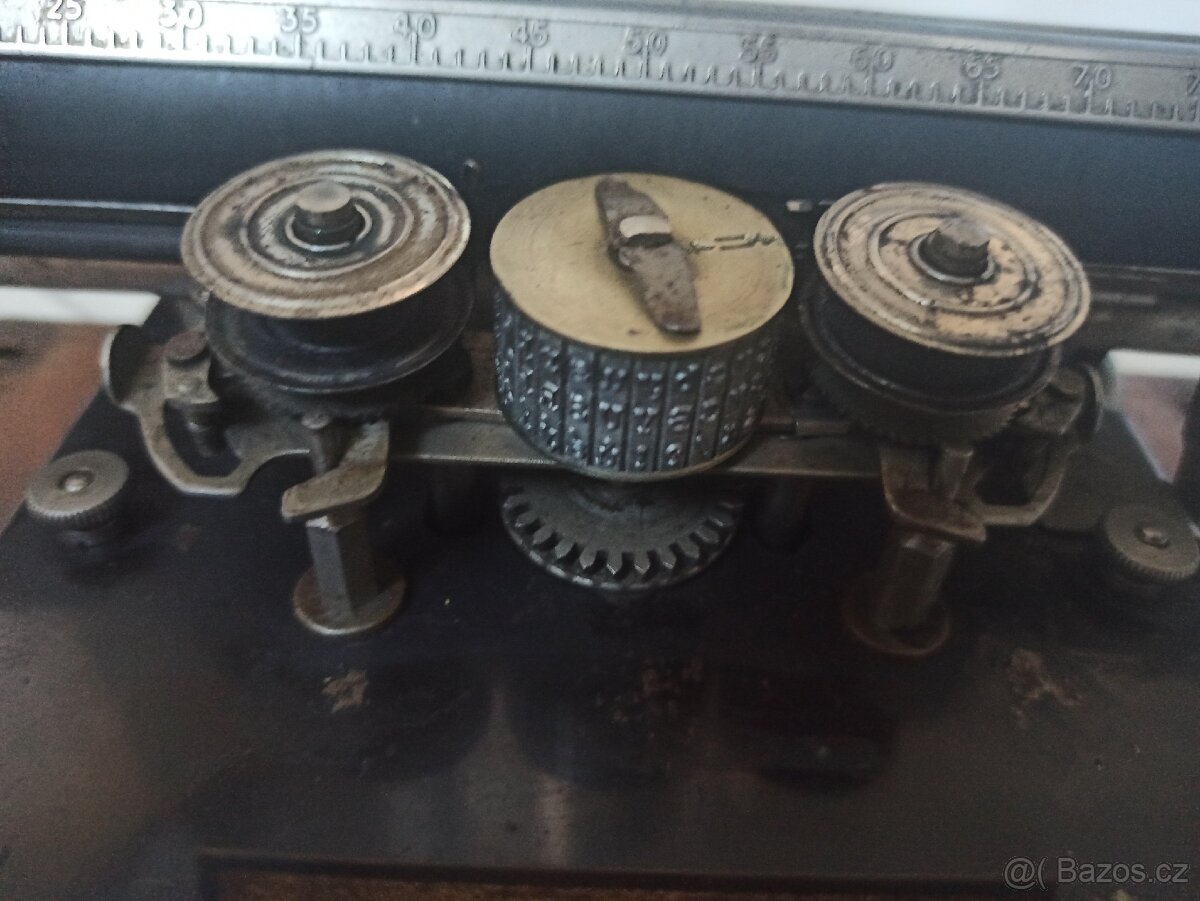 Psací stroj válečkový, 19.století - 3