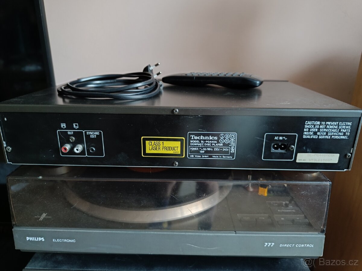 CD přehrávač Technics SL-PG + ovladač - 3
