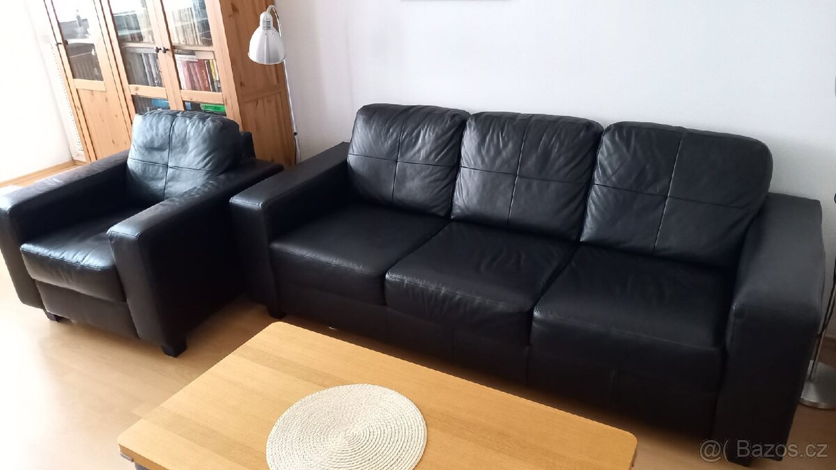 Kožená sedačka Ikea - 3
