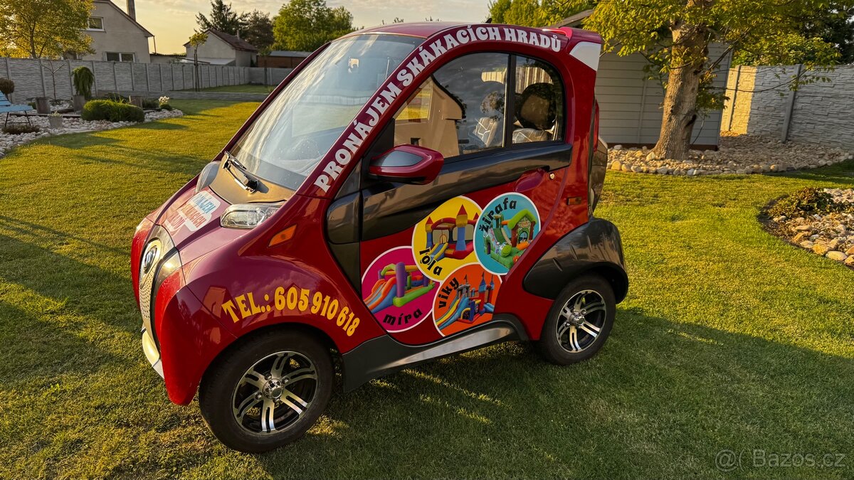 Elektro auto,elektro tříkolka,4 kolka ELBLESK