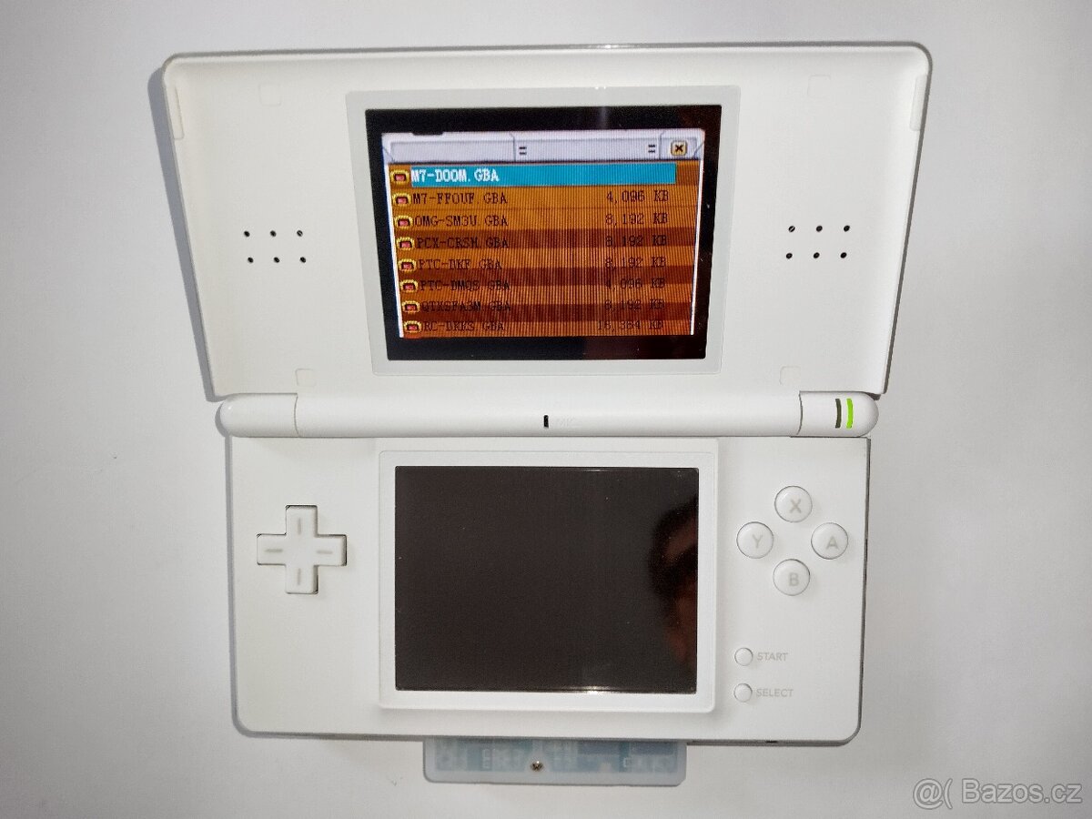 Nintendo DS Lite  + GBA EZ-FLASH card s hrami –RARITKA– - 3