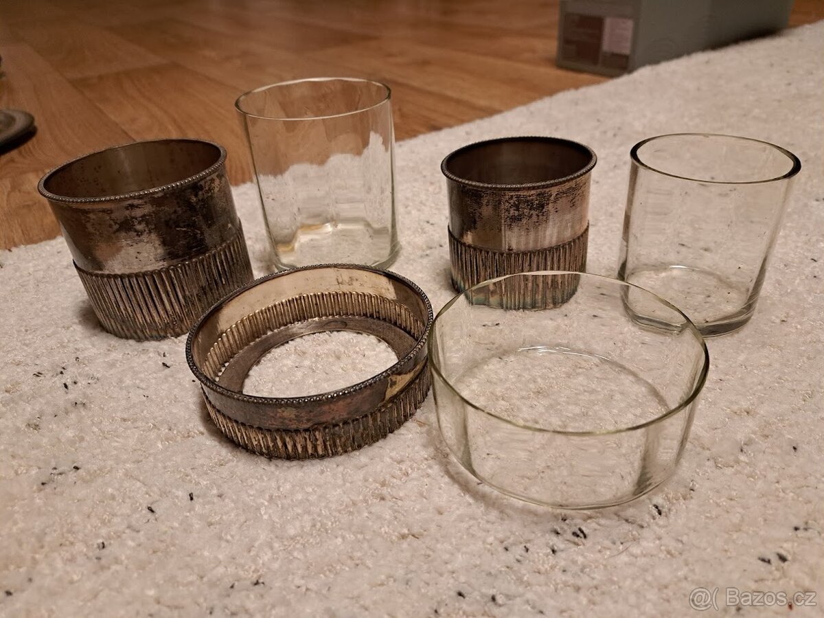 starožitné věci z alpaky z I. republiky - 3