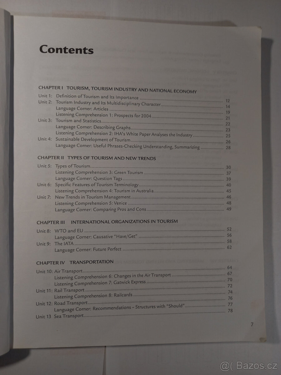 Zuzana Míšková: Angličtina v cestovním ruchu, English in the - 3