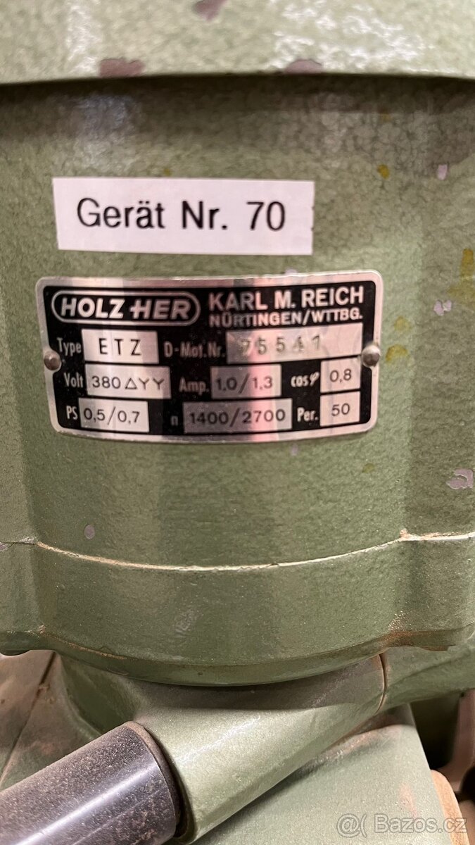 spodní frézka Martin T21 s prodloužením a podavačem - 3