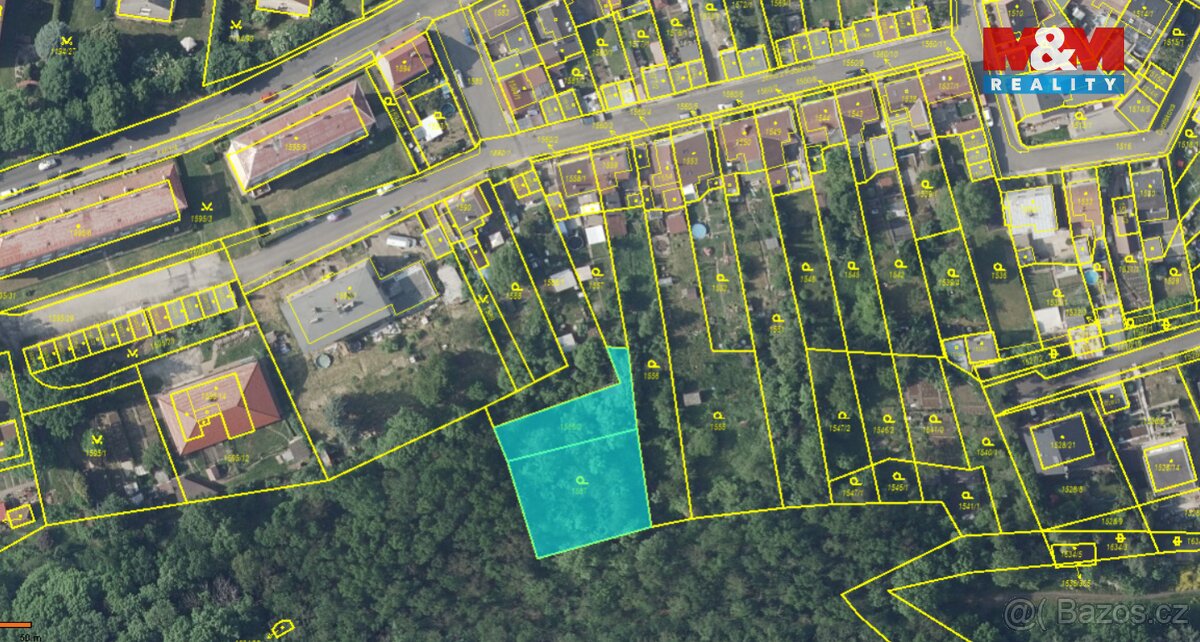 Prodej pozemku k bydlení, 1101 m², Bílina - 3