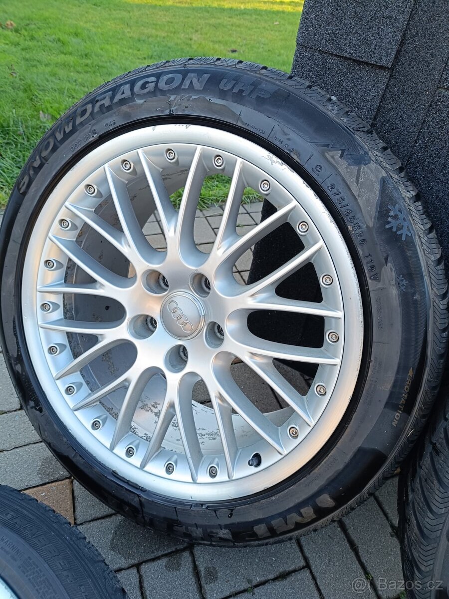 ALU 5x130 r20 Q7 / VW / PORSCHE + ZIMNÍ PNEU - 3