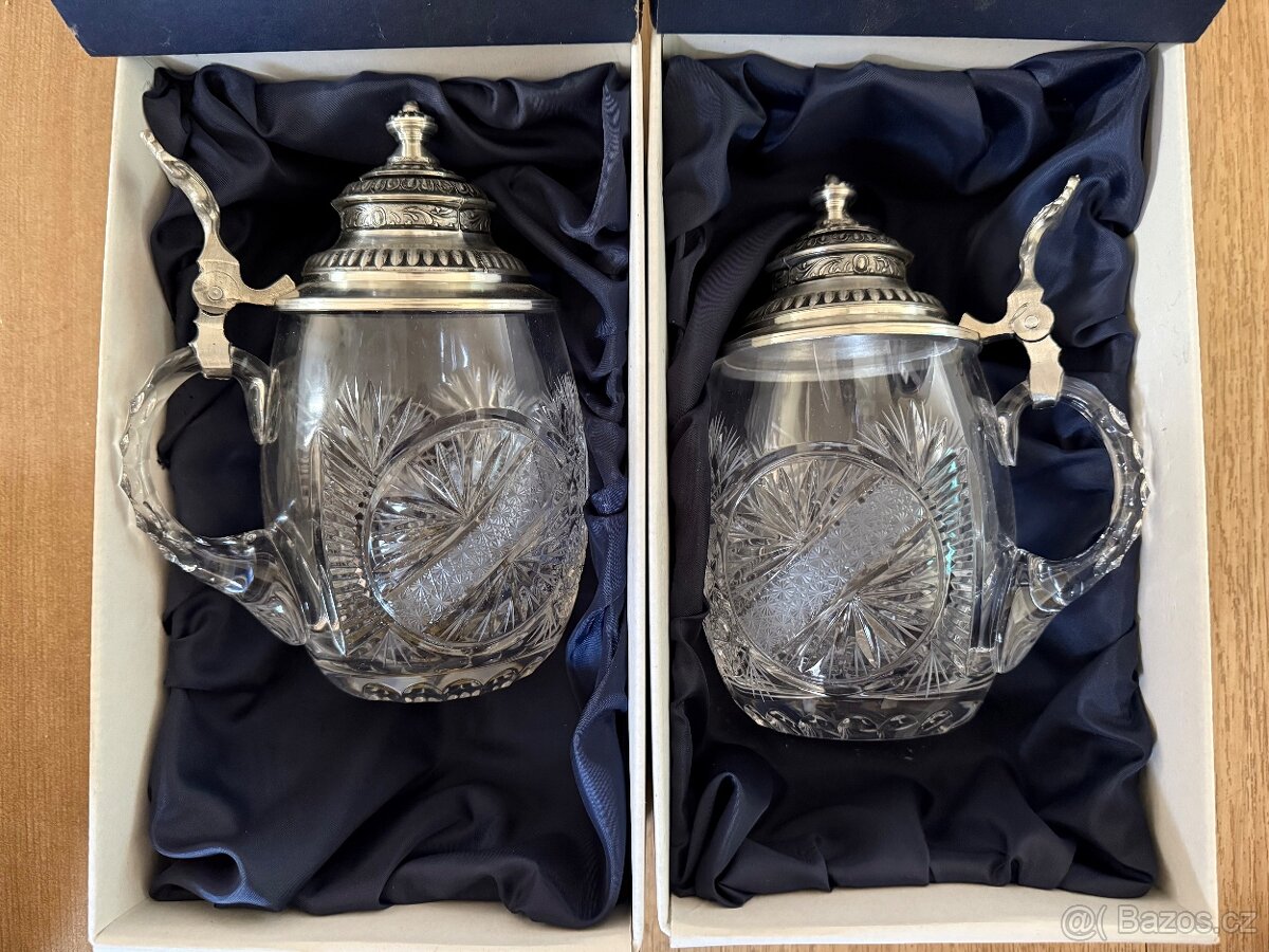 Půllitry z broušeného skla - 3