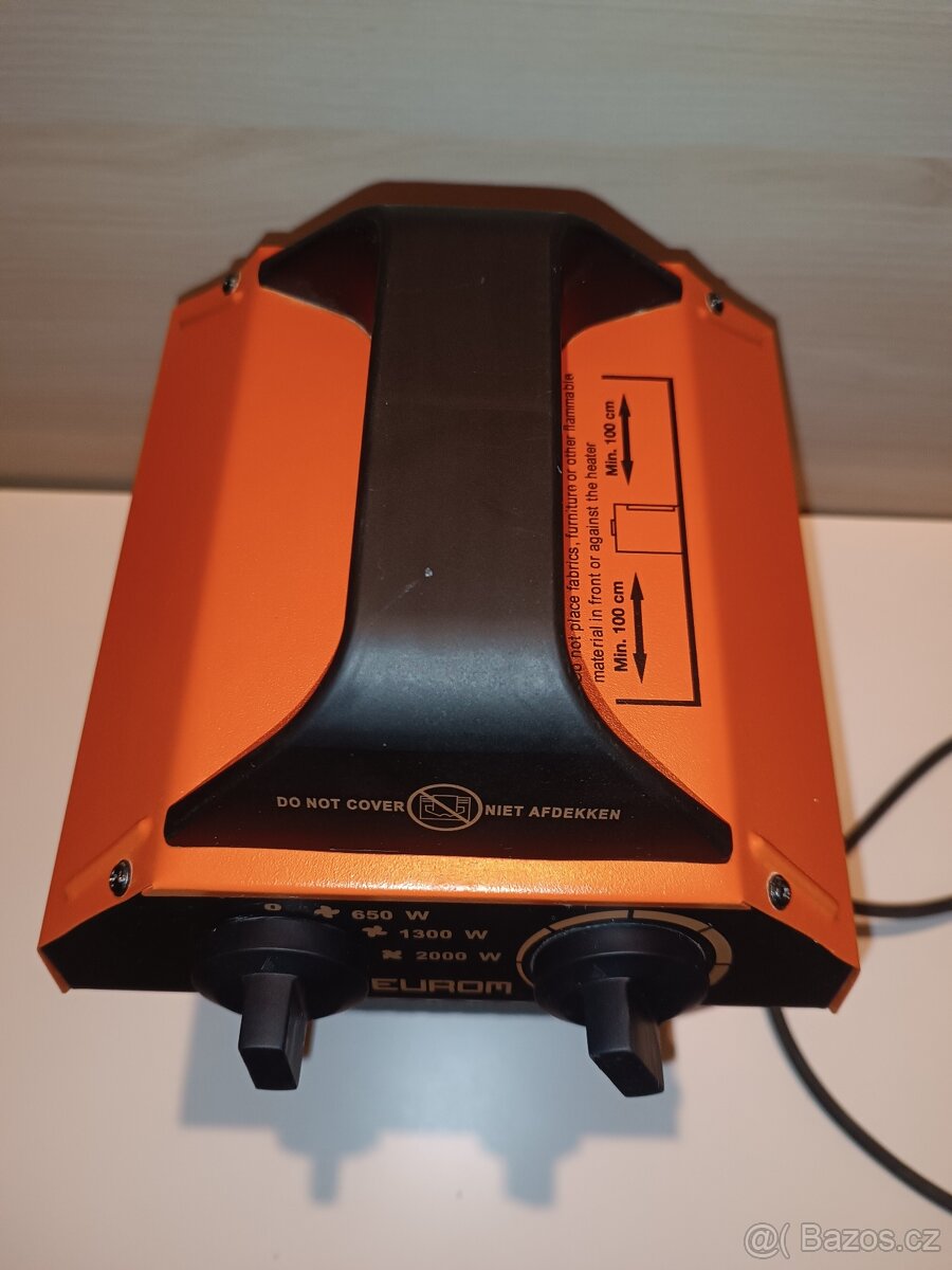 Topný teplovzdušný ventilátor 2000W - 3