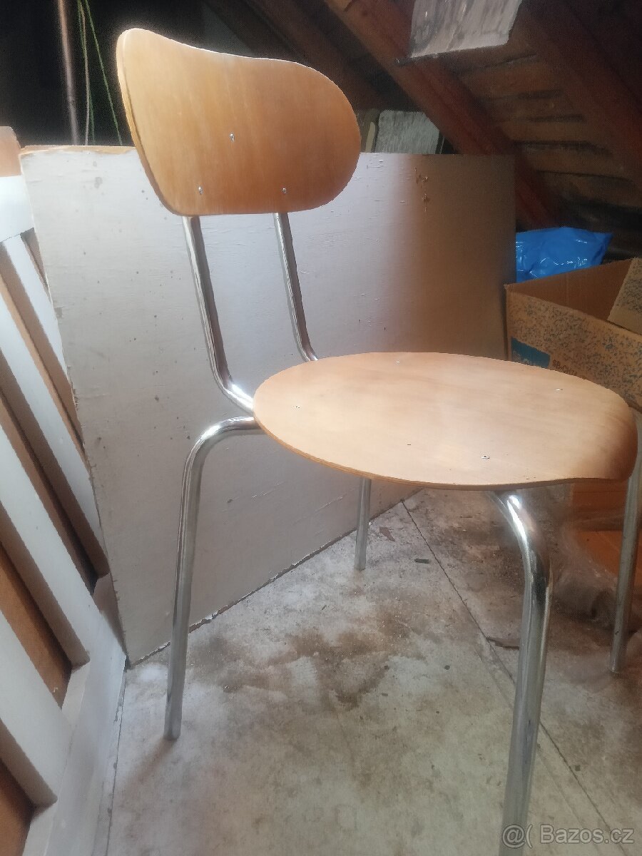 Trubkové židle 3kusy - 3