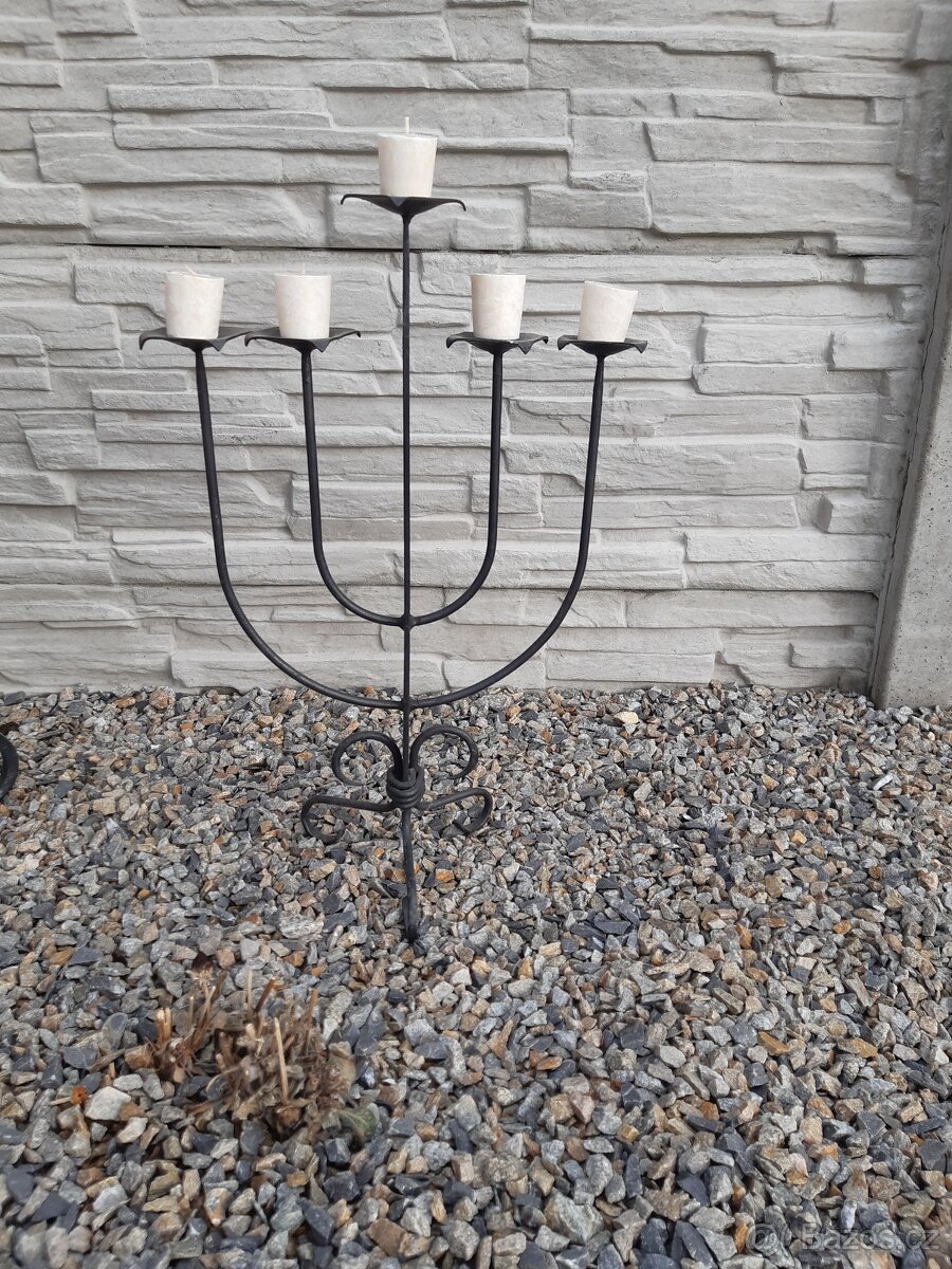 Prodám kované svícny - 3