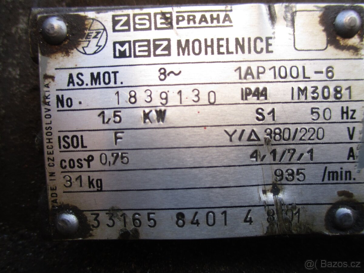 Elektromotor MEZ Mohelnice - 3