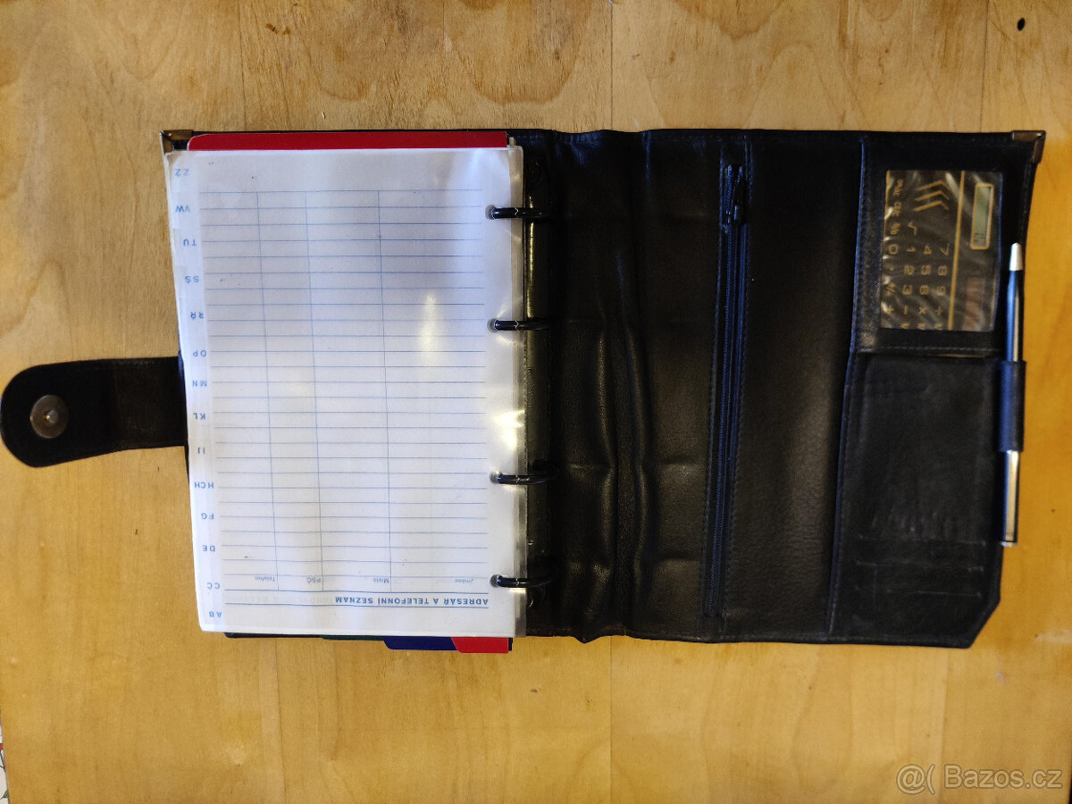 Kožený diář ADK Classic A5 černý - 3