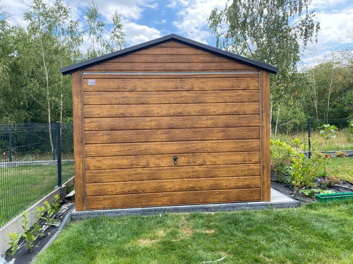 Plechová garáž 3x5m - 3