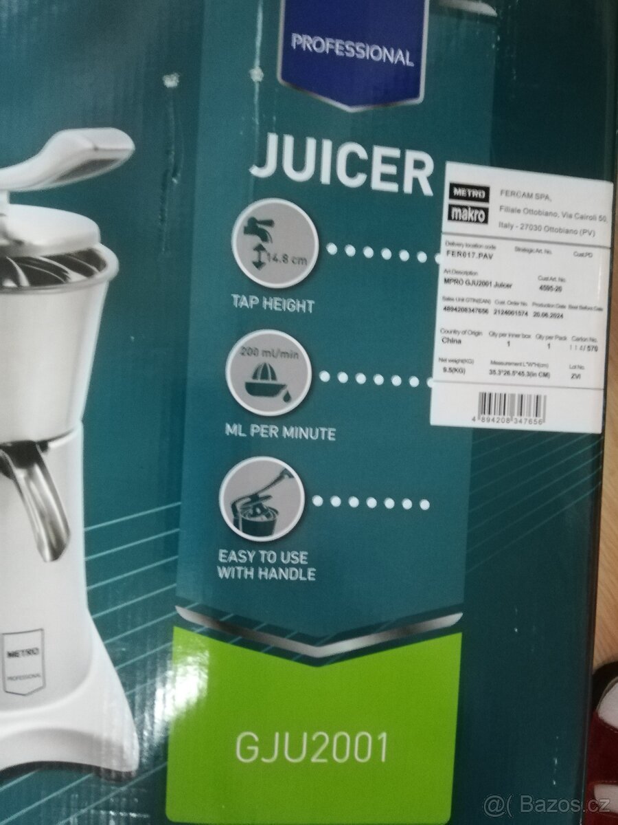 METRO PROFESSIONAL Odšťavňovač - 3