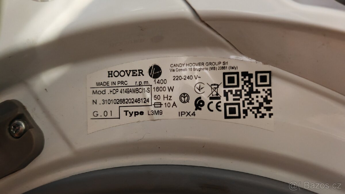 Pračka / sušička Hoover na 14/9kg prádla - 3