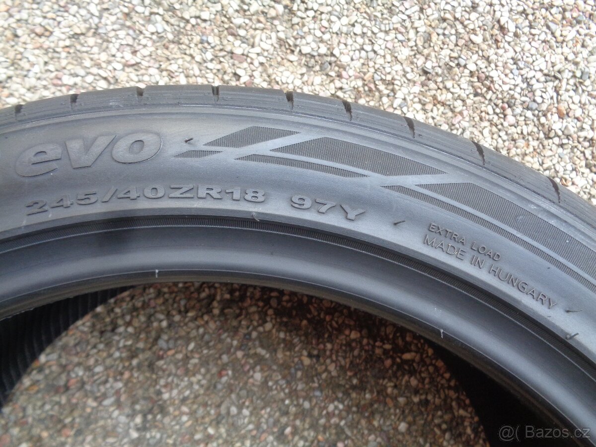 Letní pneu 245/40/18 R18 Hankook - Nové - 3