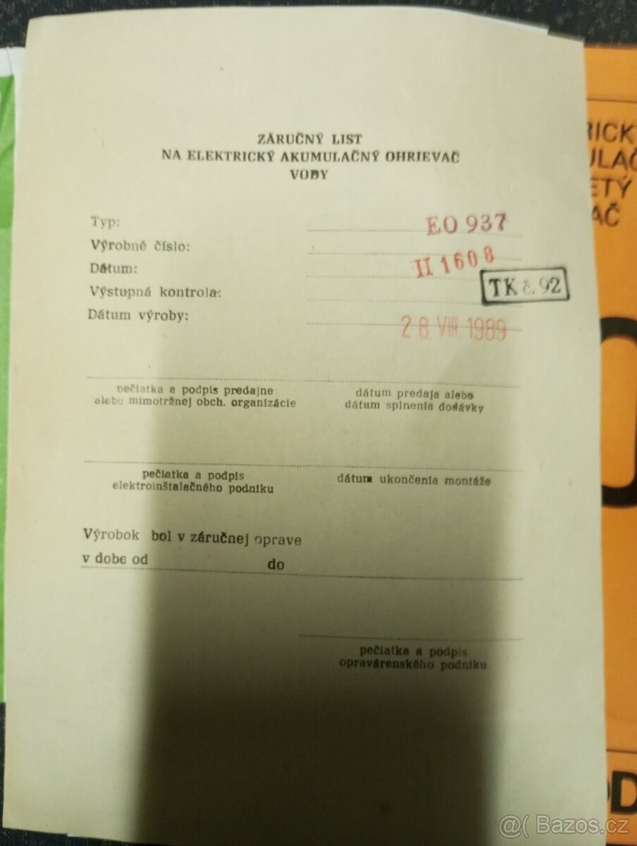 Bojler Tatramat EO 937 - 3