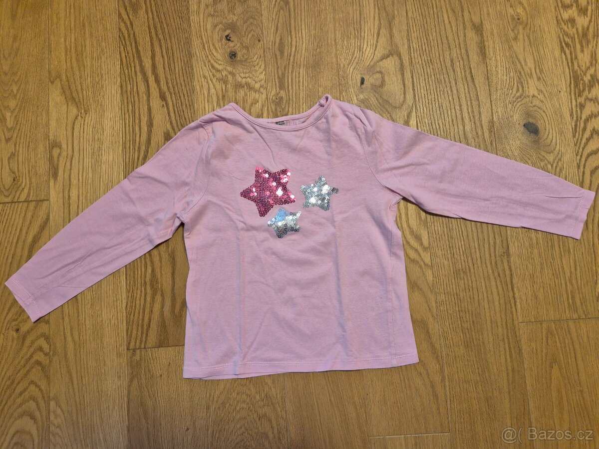 Pyžamo hvězdičky - flitry, vel. 110-116 - 3