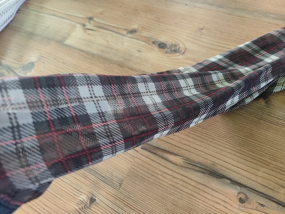 Košile průhledné rukávy střed džínový S 3 - 3