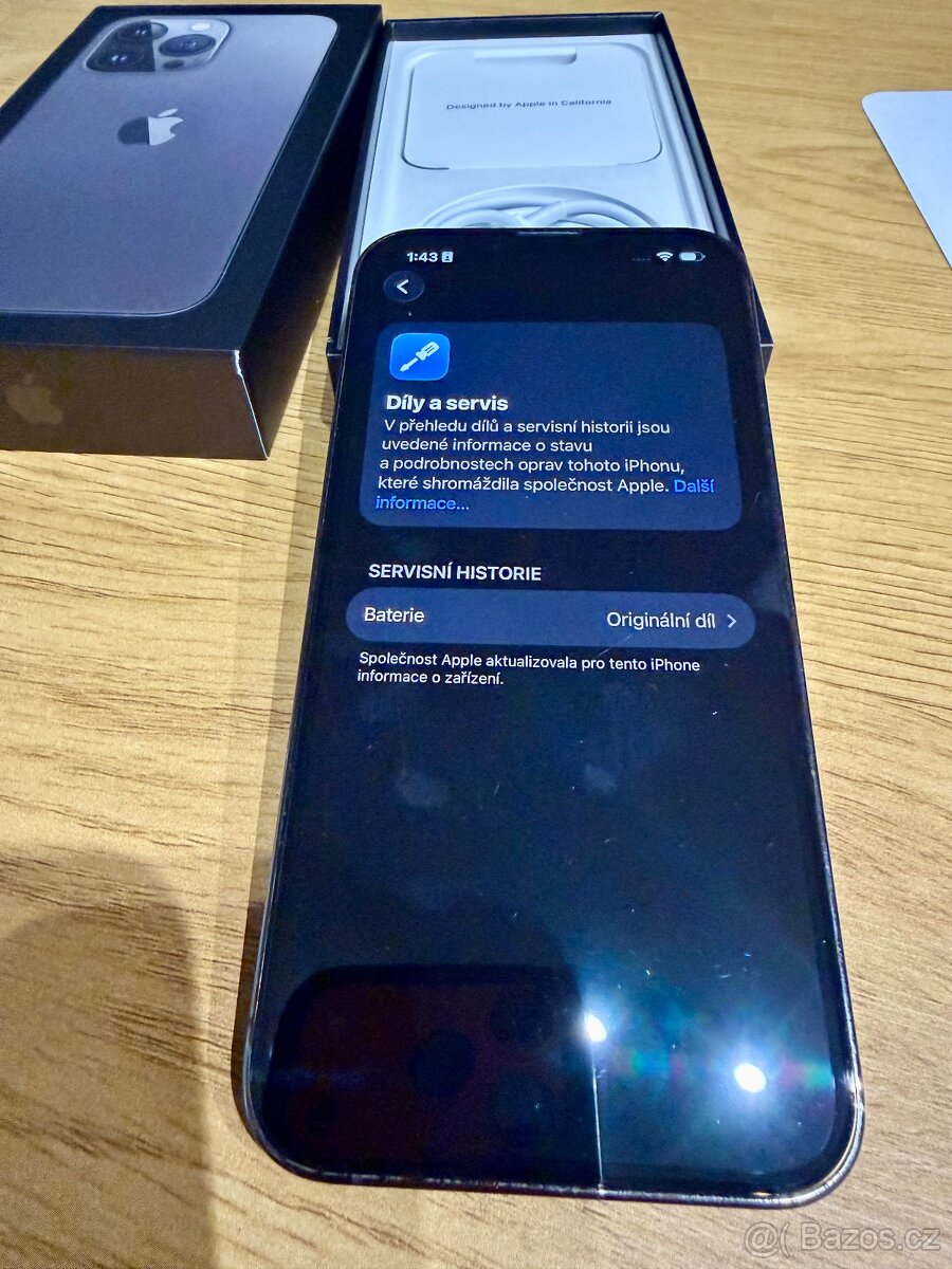 Apple iPhone 13 Pro 512GB Graphite, nová orig. baterie - 3