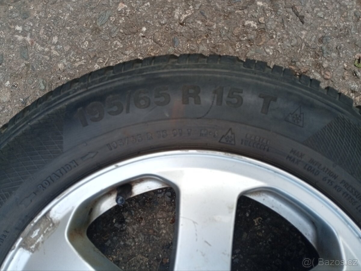 Disky s zimni pneu 195/65r15 - 3