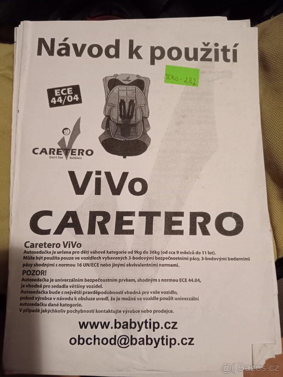 Autosedačka 9-36kg - 3