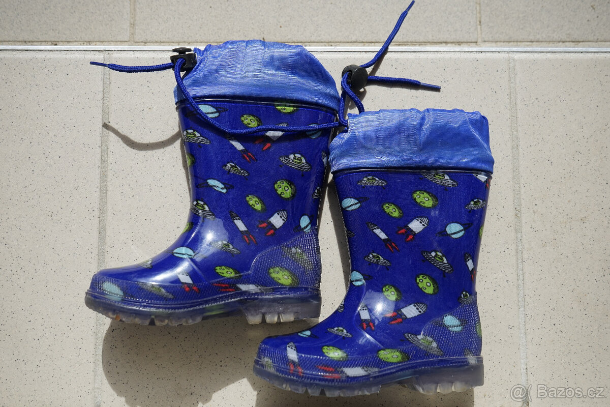 Chlapecké holínky modré, zn. KTR, vel. 23 - 3